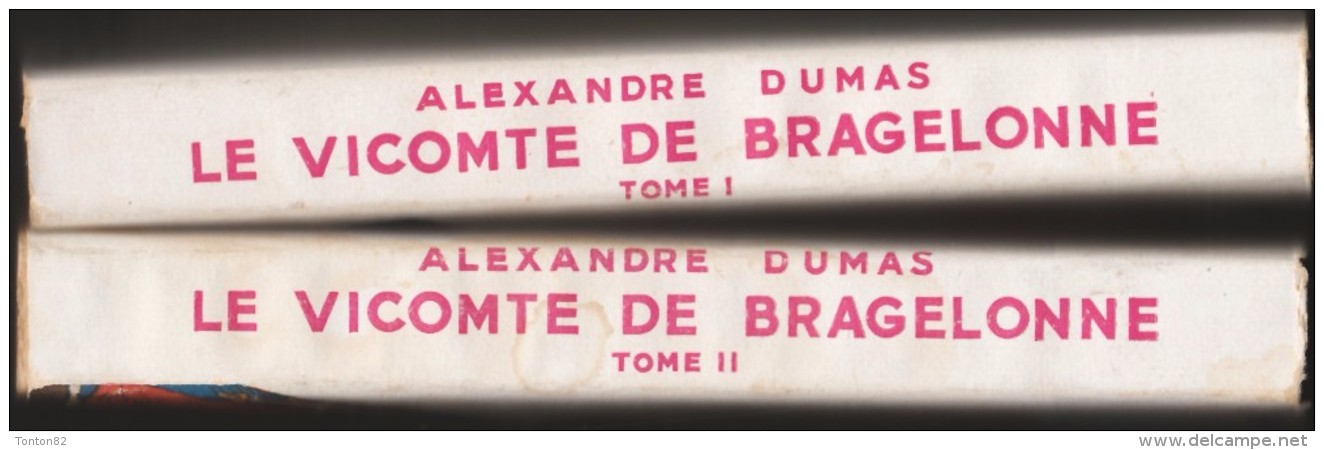 Alexandre Dumas - Le Vicomte De Bragelonne ( Tomes I & II )  - Bibliothèque De La Jeunesse - ( 1951 ) . - Bibliothèque De La Jeunesse