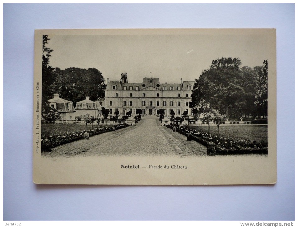 95 -NOINTEL - Façade Du Chateau - Nointel