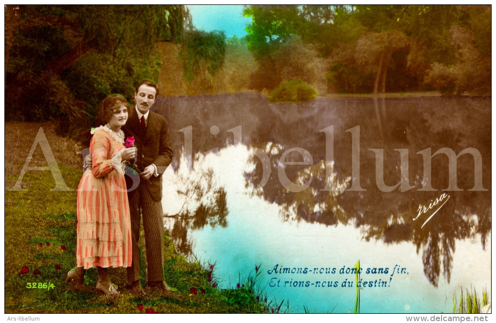 Postkaart / Postcard / CPA / Couple / Romantique / Love / Ed. Irisa No 3286-4 / 1920 - Couples