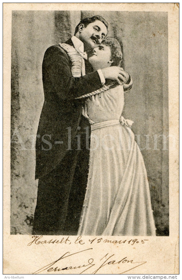 Postkaart / Postcard / CPA / Couple / Romantique / Love / 1905 - Couples