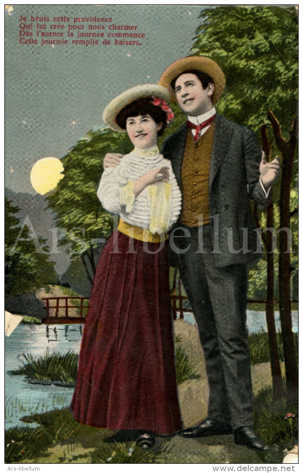 Postkaart / Postcard / CPA / Couple / Romantique / Love / Ed. K.V.i.B.12. Germany Serie 1645 / 1909 - Couples