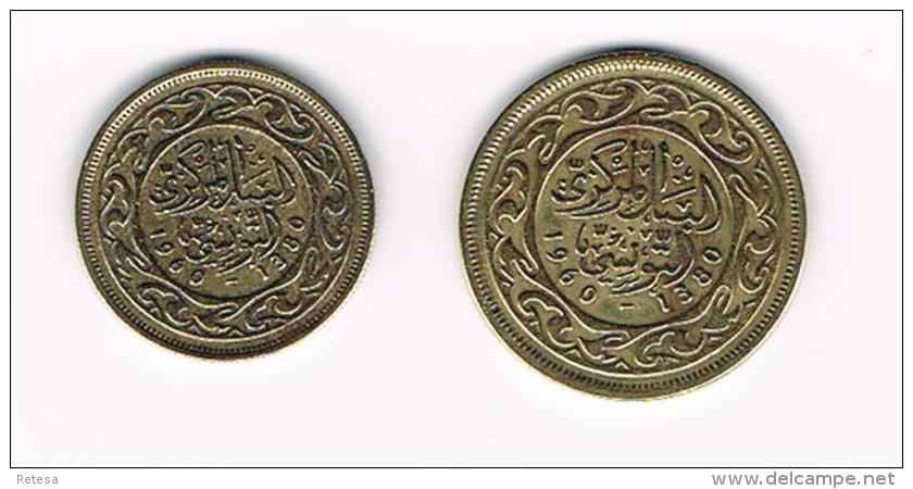 °°° TUNESIE  10  En 20  MILLIM  1960 - 1380 - Tunisie