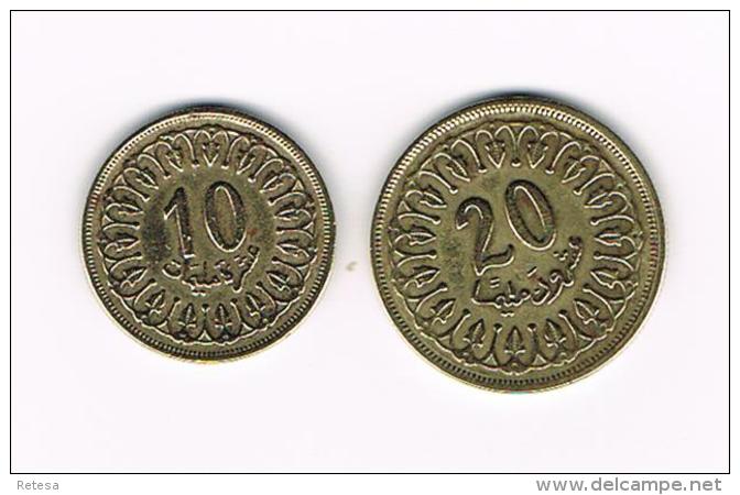 °°° TUNESIE  10  En 20  MILLIM  1960 - 1380 - Tunisie