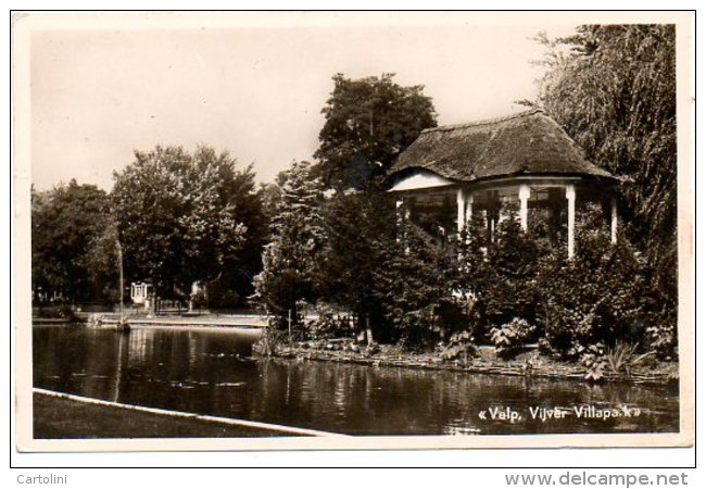 Velp Rozendaal  Vijver Villapark Postzegel 7.5ct Overdrukt 6ct - Velp / Rozendaal