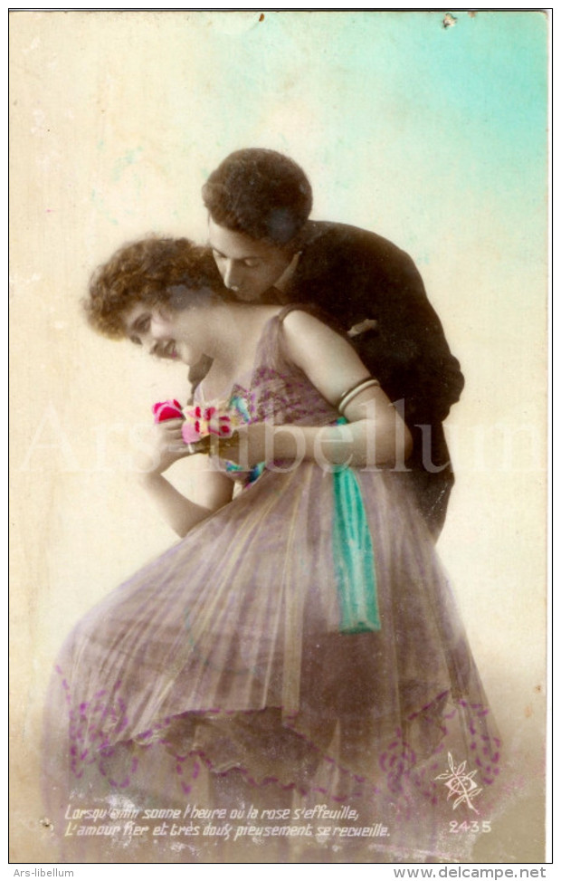 Postkaart / Postcard / CPA / Couple / Romantique / Love / No 2435 / 1923 - Couples