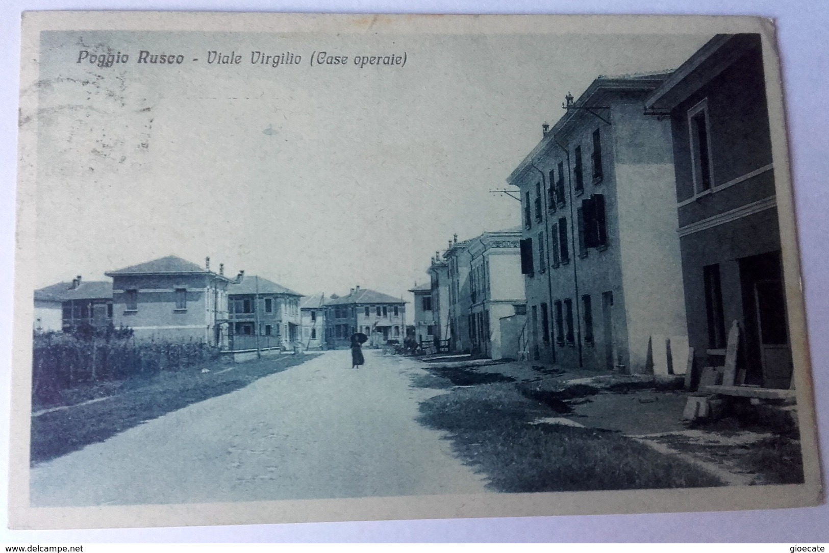 POGGIO RUSCO – VIALE VIRGILIO (CASE OPERAIE) – VIAGGIATA 1930 – (1663) - Altri & Non Classificati