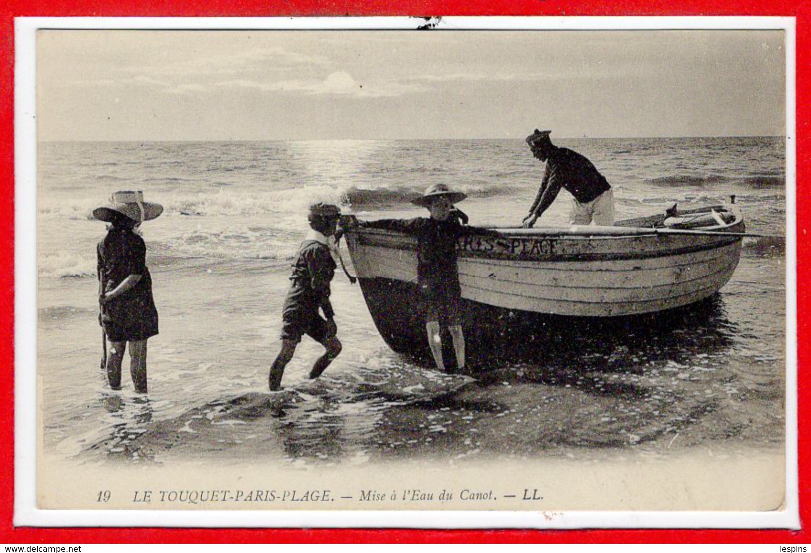 62 - Le TOUQUET - PARIS PLAGE --  Mise à L'eau Du Canot - Le Touquet