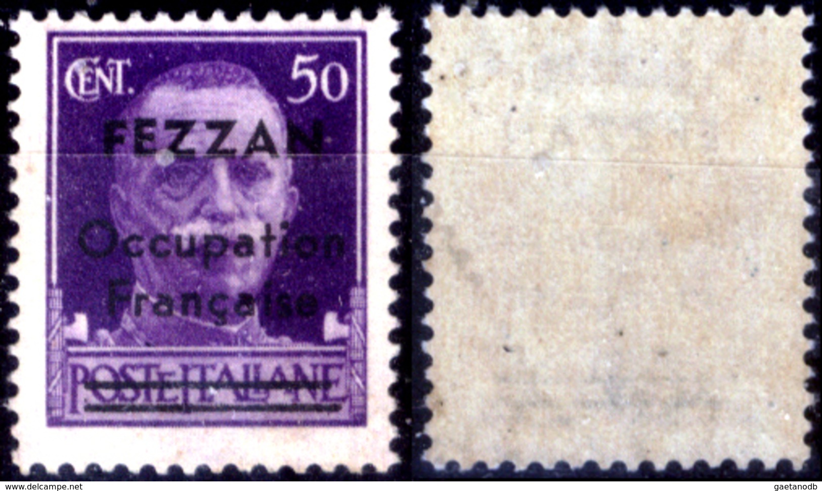 Italia-F01455 - Fezzan: Occupazione Francese 1943: Sassone N. 1 (++) MNH - Privo Di Difetti Occulti. - Fezzan & Ghadames