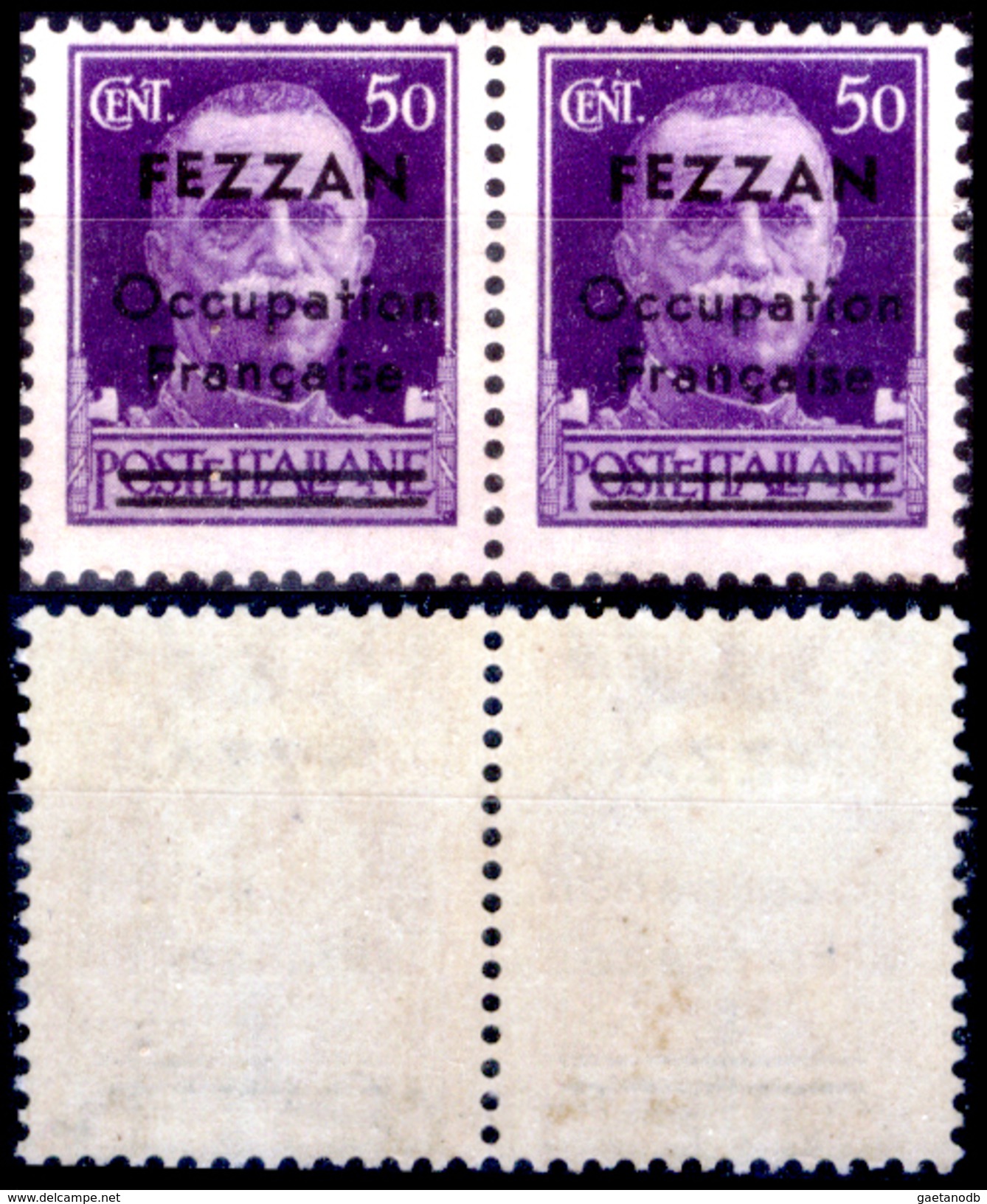 Italia-F01457 - Fezzan: Occupazione Francese 1943: Sassone N. 1 (++) MNH - Privo Di Difetti Occulti. - Fezzan & Ghadames
