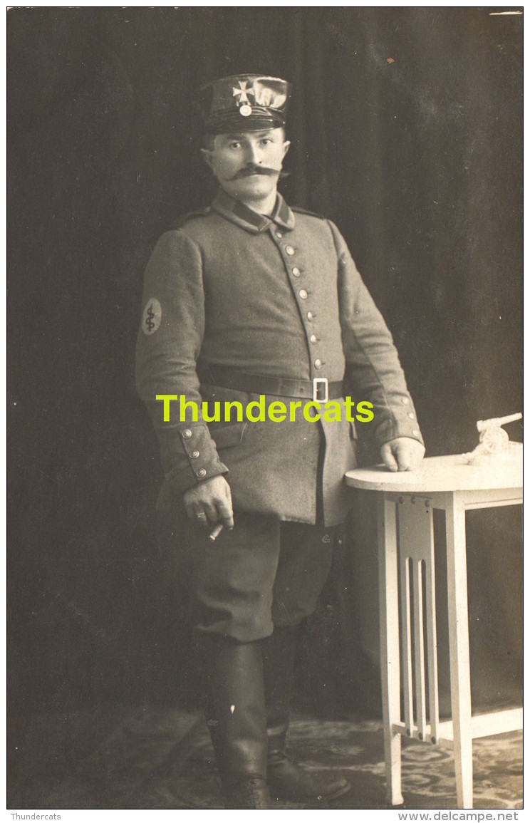 CARTE DE PHOTO GUERRE 1914 1918 MILITAIR ALLEMAGNE FOTOKARTE SOLDAT DEUTSCHLAND WELTKRIEG GRAFENWOHR ( 2 SCANS ) - Weltkrieg 1914-18