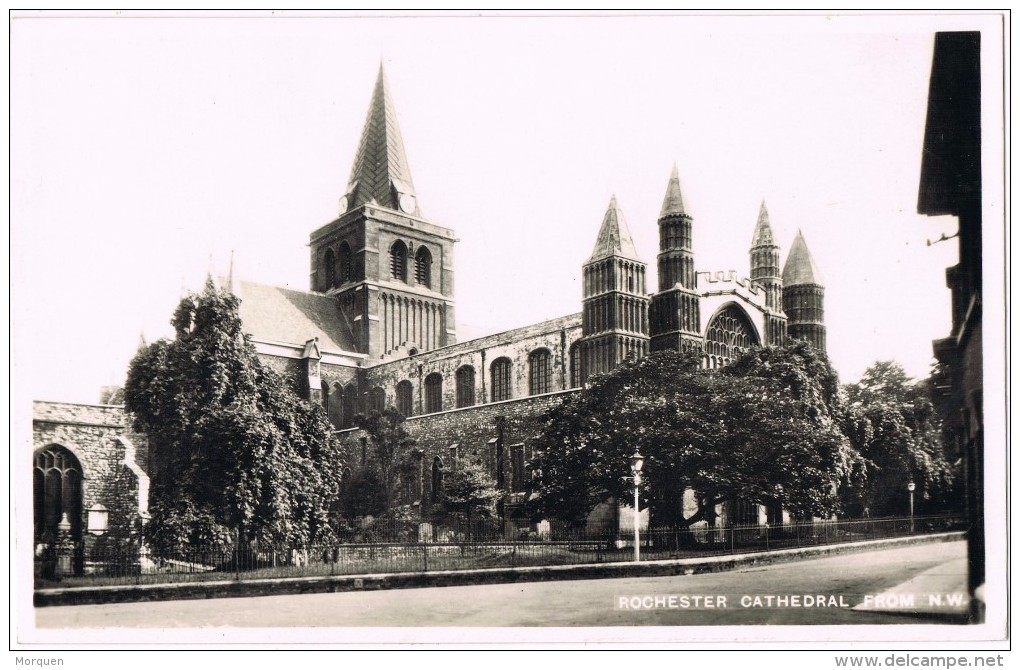 19034. Postal ROCHESTER (Kent) England. The Cathedral - Rochester