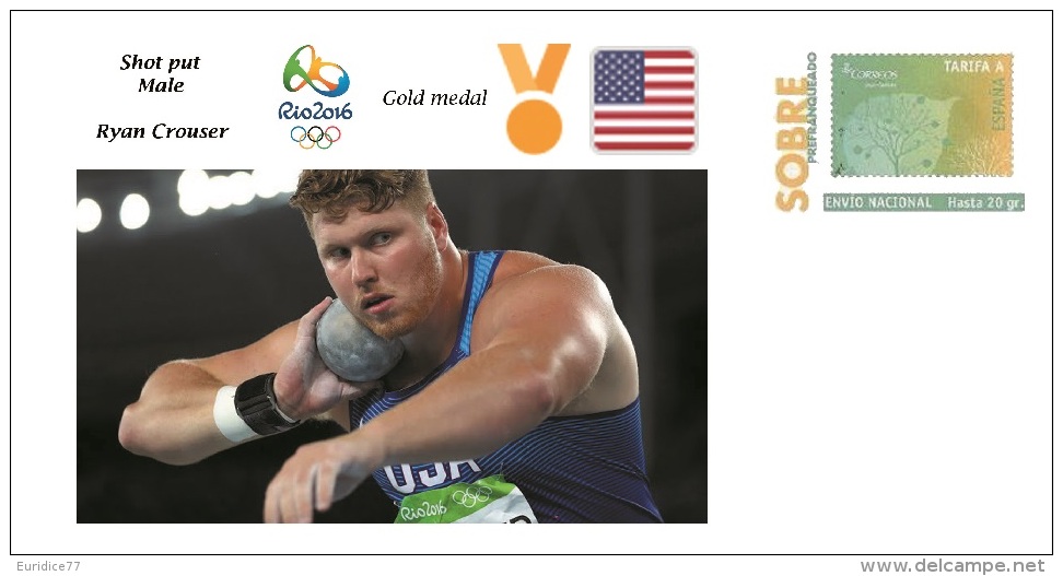 Spain 2016 - Olympic Games Rio 2016 - Gold Medal Athletic Shot Put Male USA Cover - Otros & Sin Clasificación