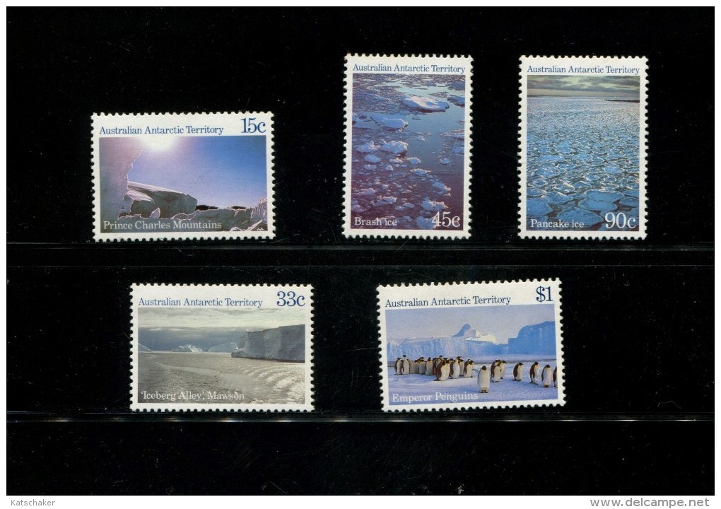 AUSTRALIAN ANTARCTIC TERRITORY 1985  POSTFRIS MINT YVERT 68 69 70 71 72 - Unused Stamps