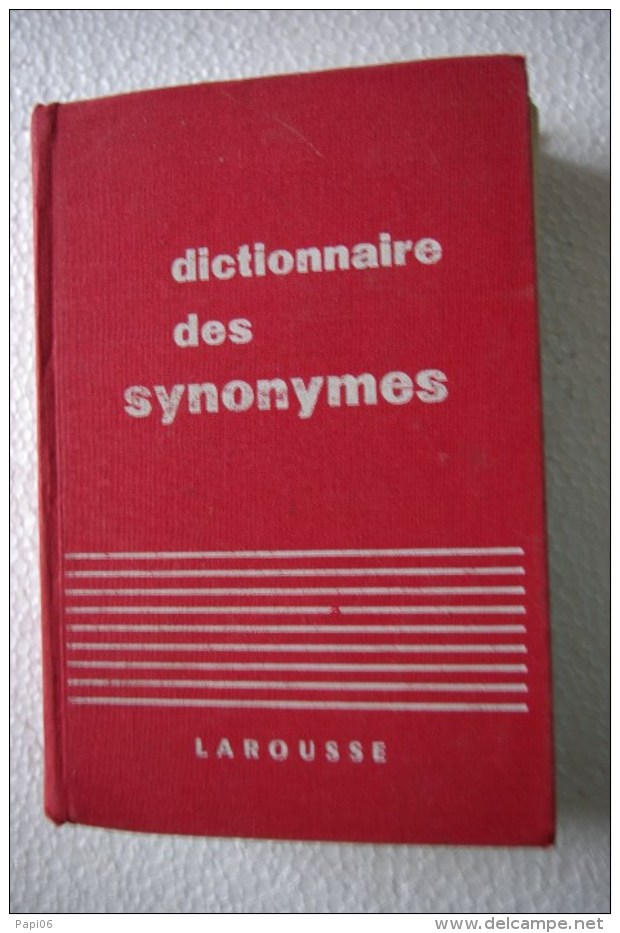 Dictionnaire Des Synonymes. Larousse - Dictionaries