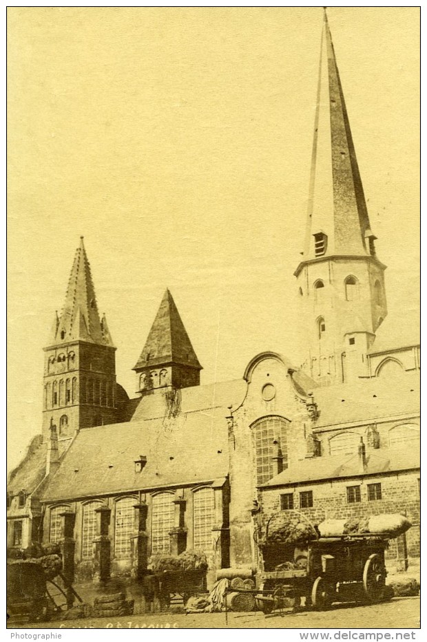 Belgique Gand Gent Eglise Saint Jacques Sint-Jacobskerk Ancienne Photo 1890 - Anciennes (Av. 1900)