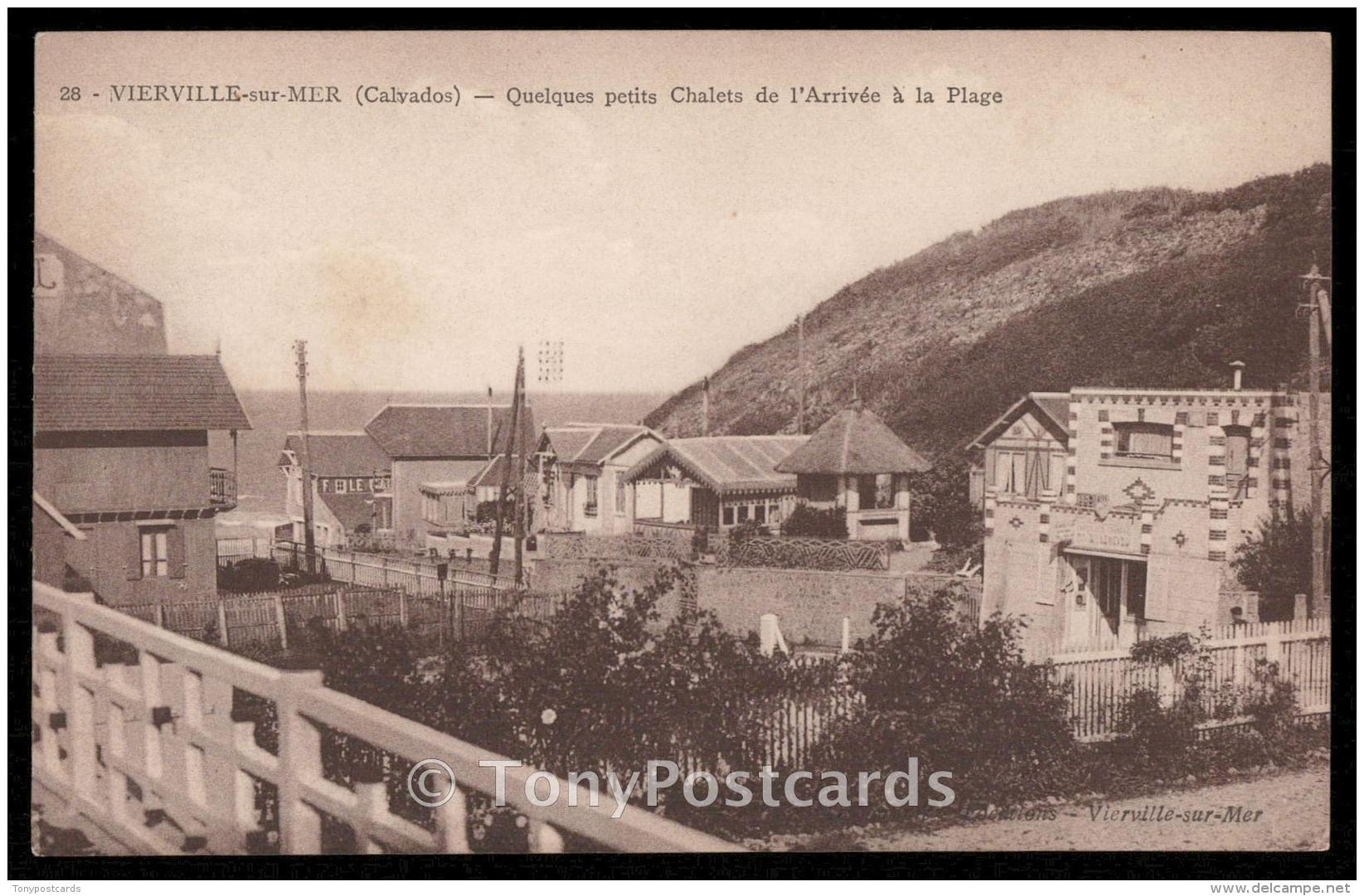 Vierville-sur-Mer (Calvados) - Quelques Petits Chalets De L'Arrivee A La Plage - Villerville