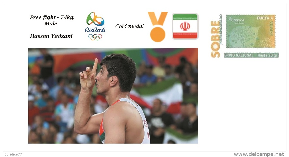Spain 2016 - Olympic Games Rio 2016 - Gold Medal Free Fight Male Iran Cover - Otros & Sin Clasificación