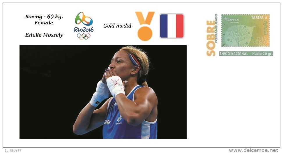 Spain 2016 - Olympic Games Rio 2016 - Gold Medal Boxing Female France Cover - Otros & Sin Clasificación