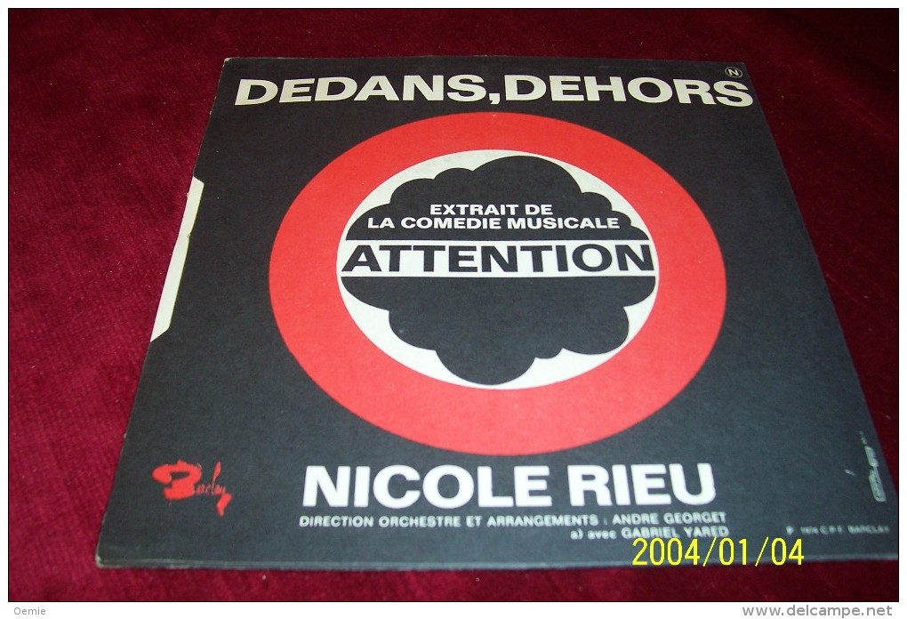 NICOLE RIEU  ° JE SUIS - Autographes