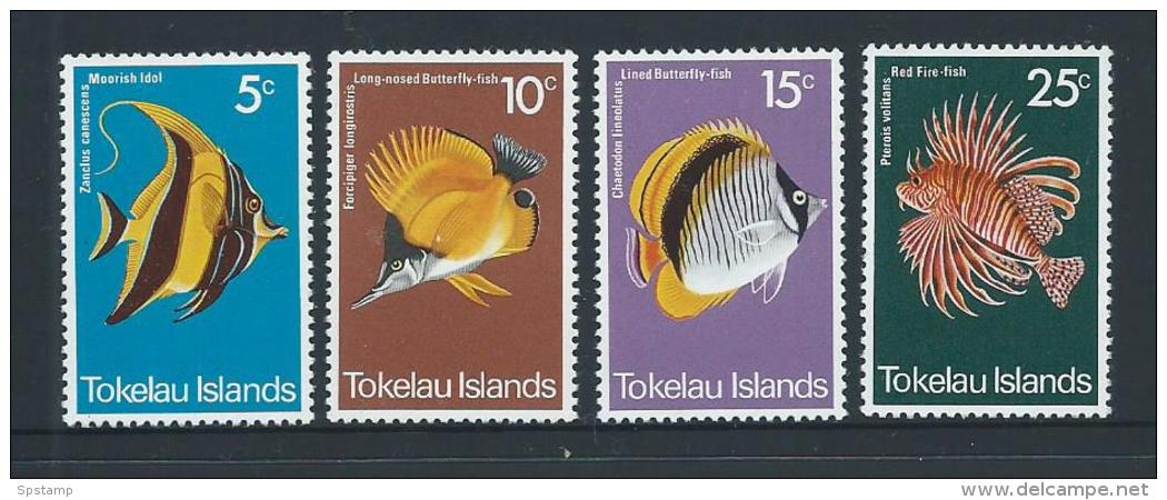 Tokelau 1975 Fish Set 4 MNH - Tokelau