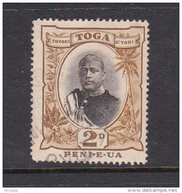 Tonga SG 40 1897 King George II Two  Penny  Used - Tonga (1970-...)