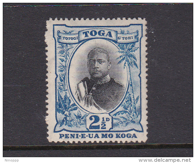 Tonga SG 43 1897 King George II Two  And Half Penny  Mint Hinged - Tonga (1970-...)