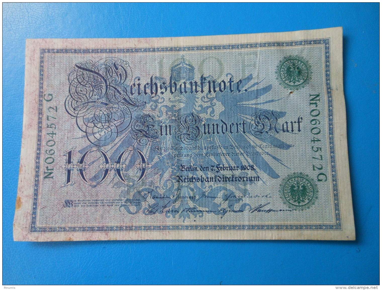 Allemagne Germany Deutschand 100 Mark 1908 P.34 TTB - 100 Mark