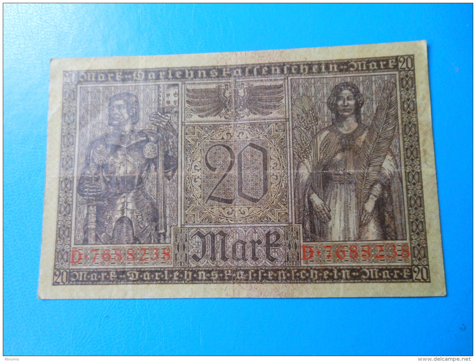 Allemagne Germany Deutschand 20 Mark 1918 P.57 TTB - 20 Mark