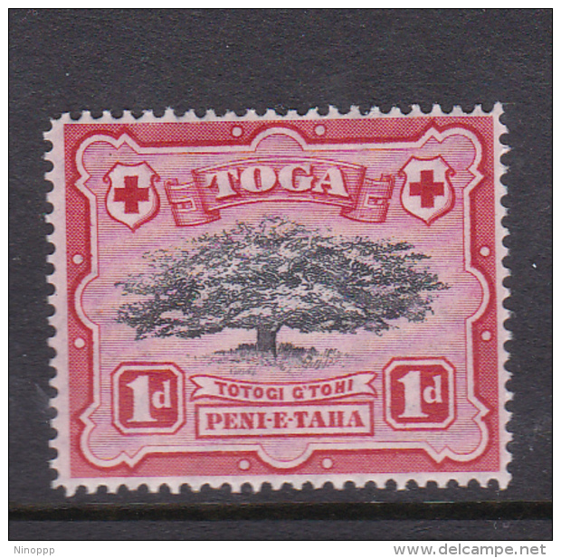 Tonga SG 75 1942 Ovava Tree One Penny Mint Hinged - Tonga (1970-...)