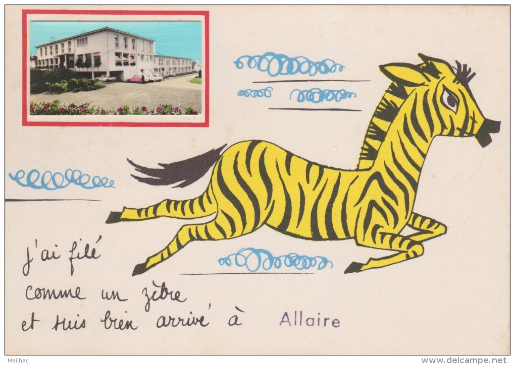 D 56 - ALLAIRE - Maison De Retraite - Carte Fantaisie - Allaire