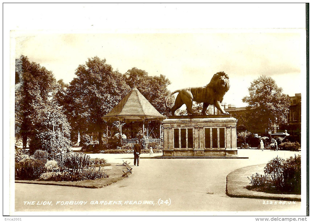 Reading. The Lion, Forbury Gardens. - Reading