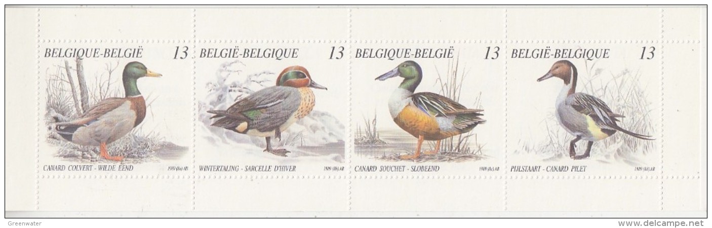 Belgie 1989 Eenden / Ducks Boekje ** Mnh (F5590) - Non Classés