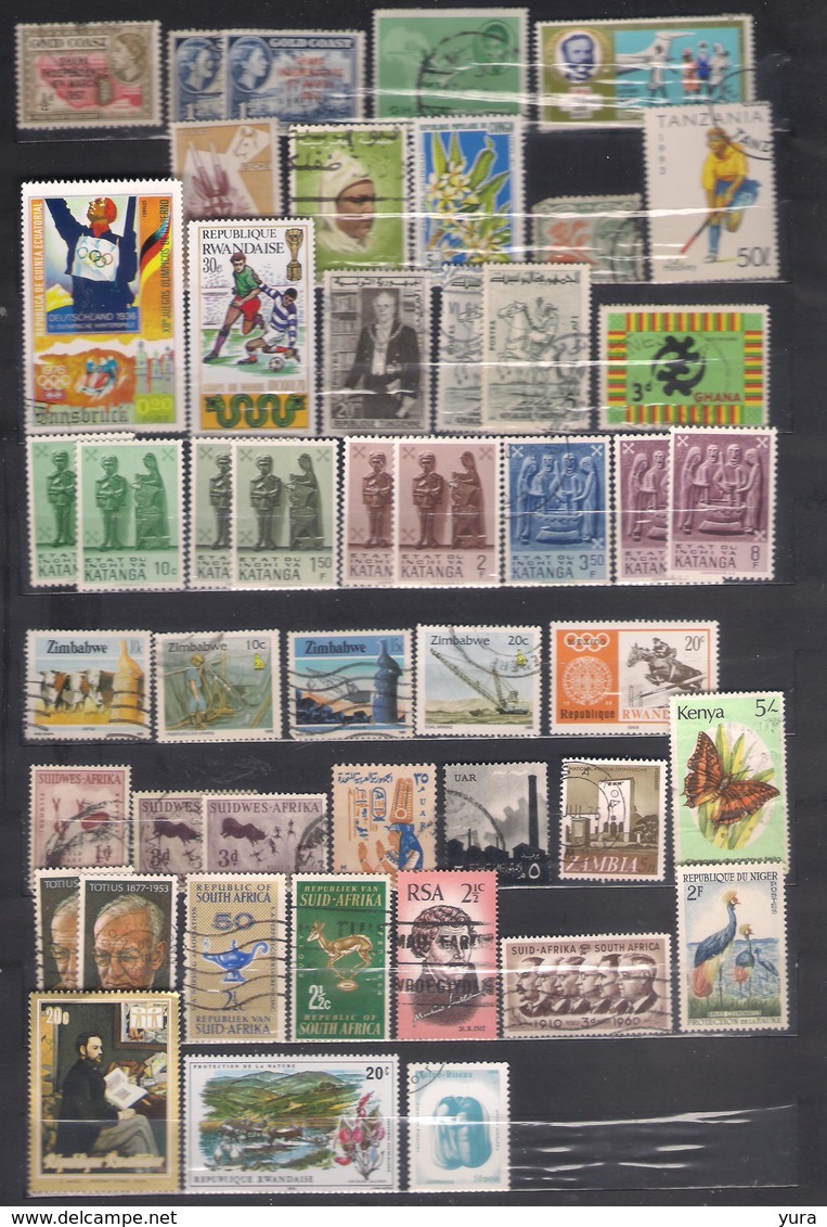 Lot 67.Africa  Small Collection 47 Different  MNH, Used - Alla Rinfusa (max 999 Francobolli)