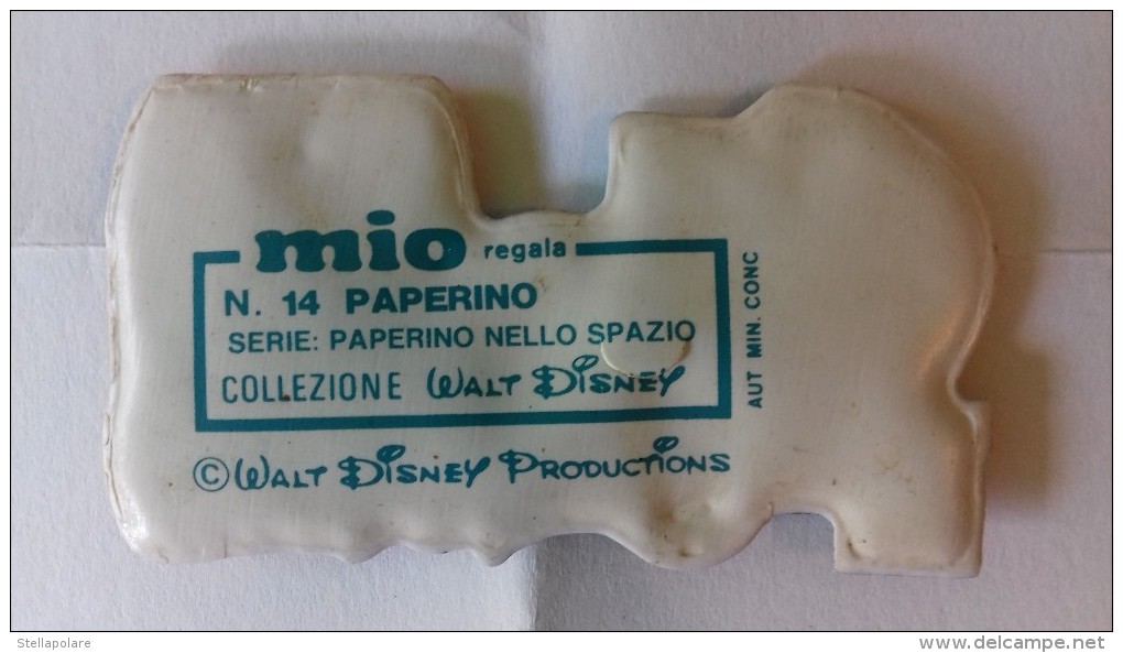 Figurina MIO LOCATELLI Plasteco Serie PAPERINO NELLO SPAZIO N. 14 PAPERINO - Topolino Paperino Disney - Disney