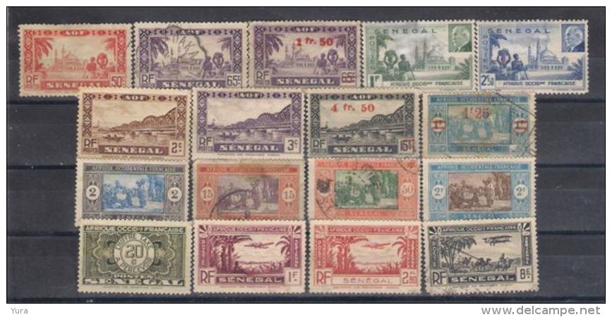 Lot 127  Senegal 17 Different Mint, Used - Andere & Zonder Classificatie