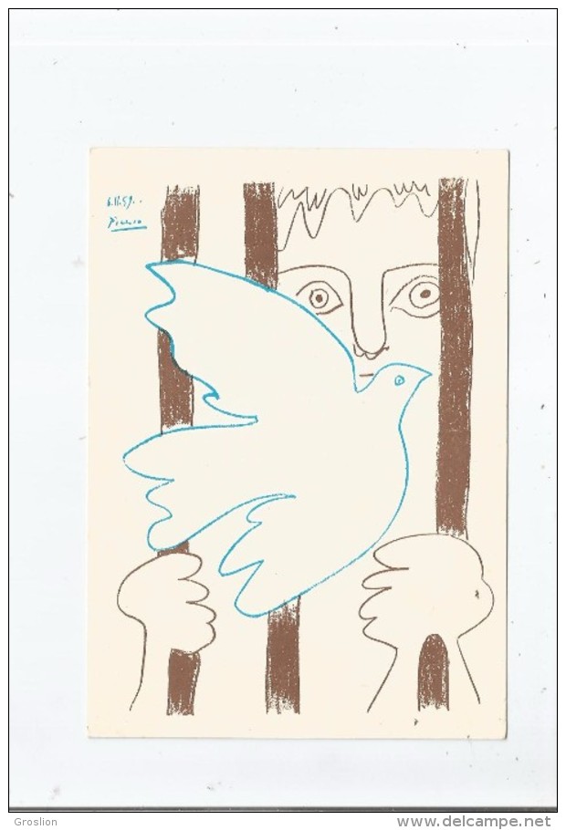 PICASSO SOLIDARITE AVEC LES PRISONNIERS POLITIQUES ESPAGNOLS D'APRES  ILLUSTRATION DE 1959 - Picasso