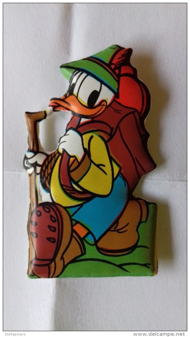 Figurina MIO LOCATELLI Plasteco Serie TUTTI IN VACANZA - N. 1 PAPERINO Topolino Paperino Disney - Disney