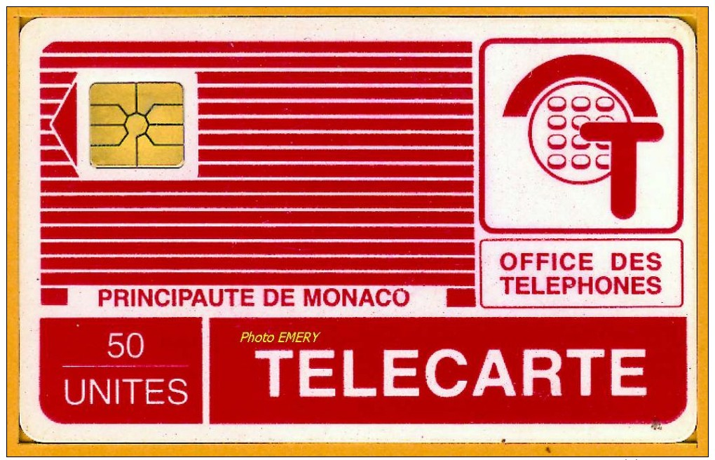 Monaco Télécarte Publique 1989 MP11A Série 142c, De 50u GEM Utilisée SUPERBE Tirage %de 10 000 - Monaco