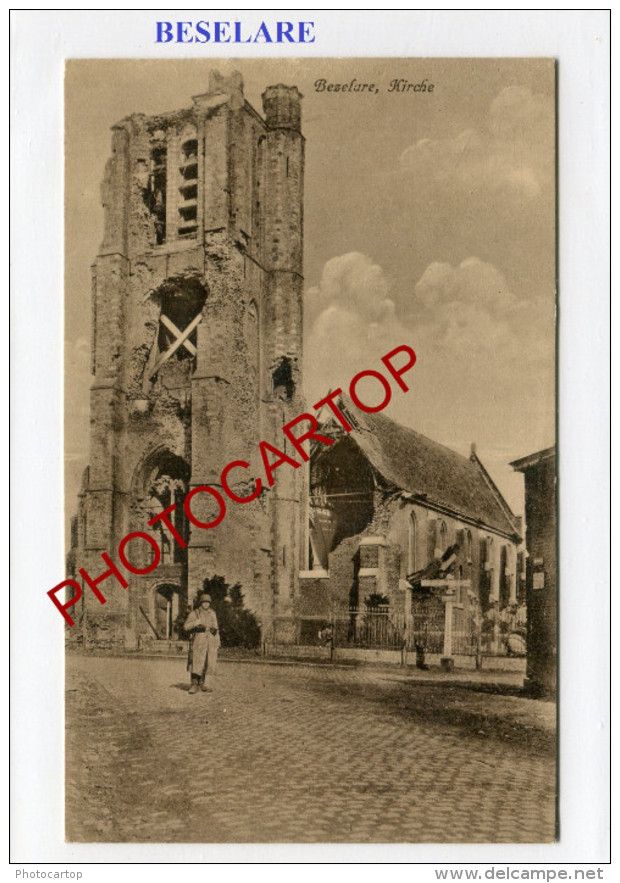 BECELAERE-BESELARE-Carte Imprimee Allemande-Guerre 14-18-1 WK-BELGIQUE-BELGIEN-Flandern- - Zonnebeke