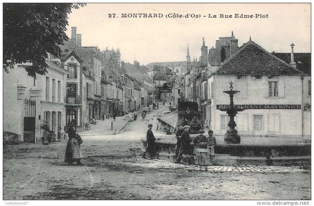 21-MONTBARD- RUE EDME-PIOT - Montbard