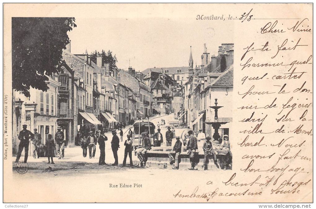 21-MONTBARD- RUE EDME PIOT - Montbard