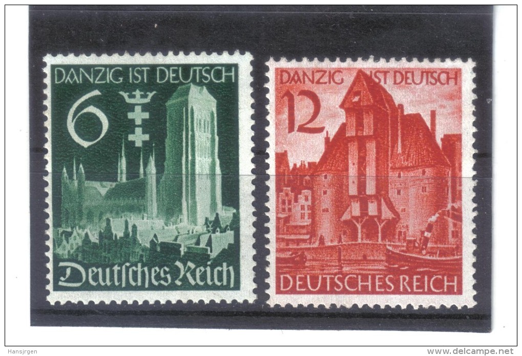 XAX326  DEUTSCHES REICH 1939  MICHL  714/15  ** Postfrisch Siehe ABBILDUNG - Ungebraucht