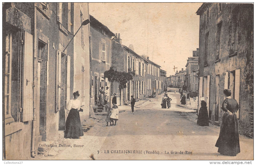 85-LA CHATAIGNERAIE - LA GRANDE RUE - La Chataigneraie