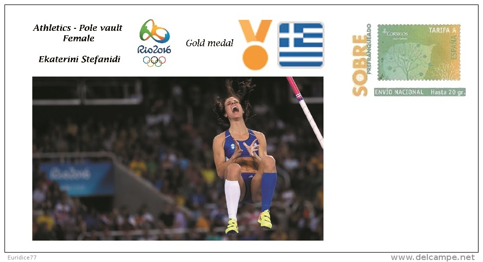 Spain 2016 - Olympic Games Rio 2016 - Gold Medal Athletics Female Greece Cover - Otros & Sin Clasificación