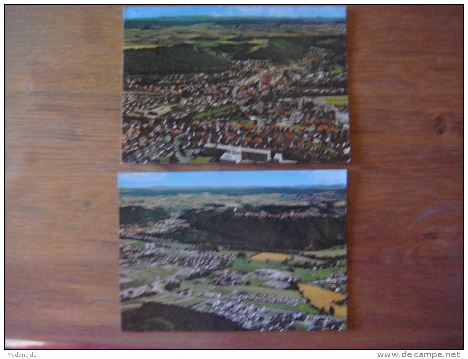 ALLEMAGNE - DEUTSCHLAND - GERMANY - MARSBERG Im Hochsauerland --- Lot De 2 Cartes Panorama - Marsberg