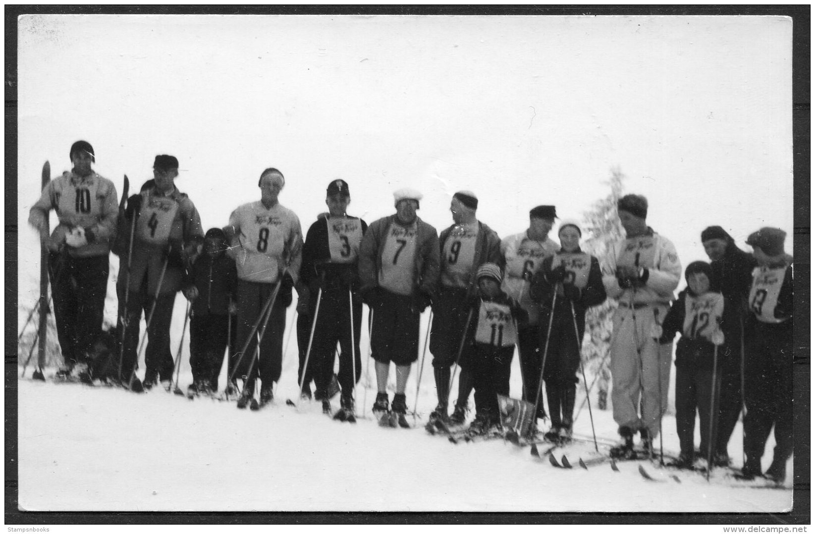 7 X Skiing Ski Alpine Winter Sports Postcards - Winter Sports