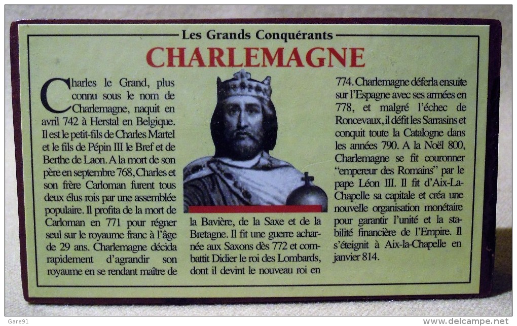 FIGURINE D´ ART En ETAIN   CHARLEMAGNE - Other & Unclassified