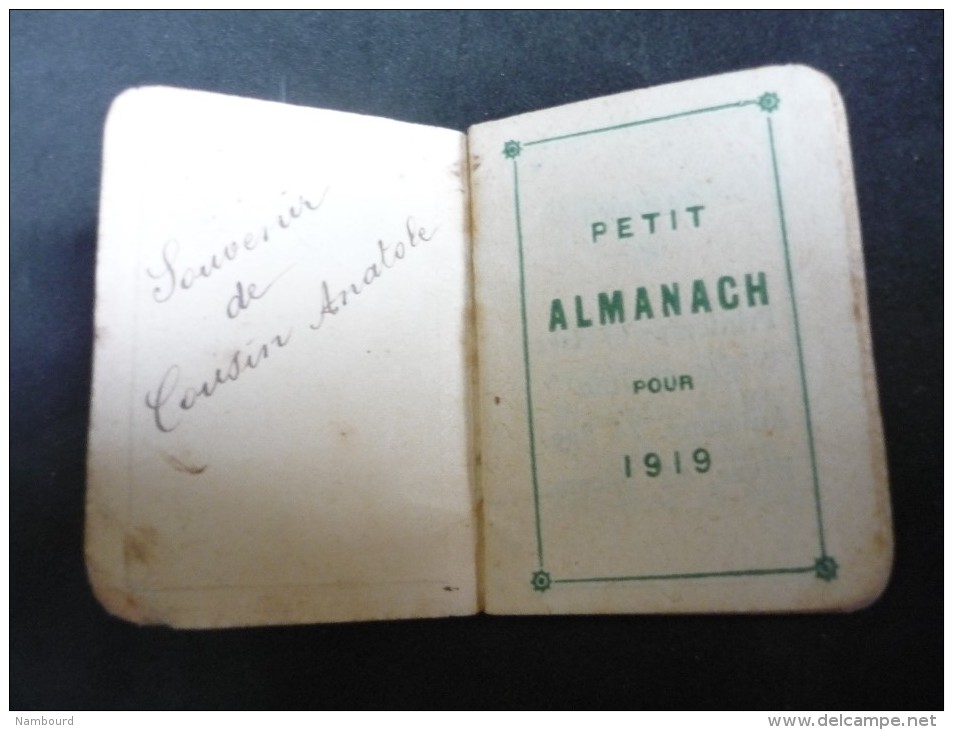 Très Petit Almanach Pour 1919 - Small : 1901-20