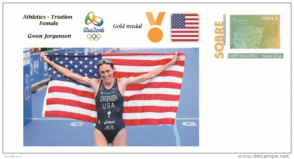 Spain 2016 - Olympic Games Rio 2016 - Gold Medal Athletics Female USA Cover - Otros & Sin Clasificación