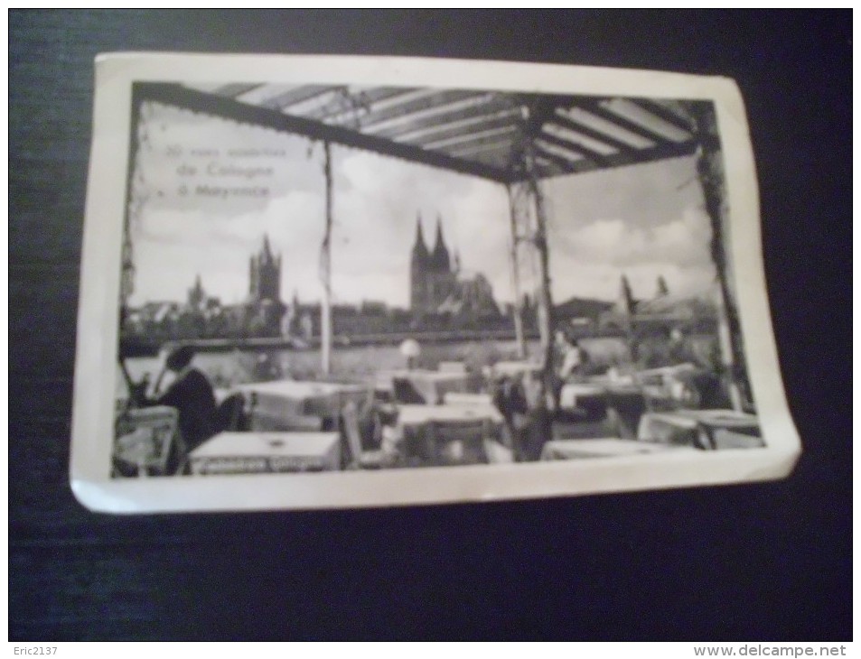 CARNET DEPLIANT ..50 VUES DE COLOGNE A MAYENCE...ALLEMAGNE (qq Petits Defauts) - 5 - 99 Cartes